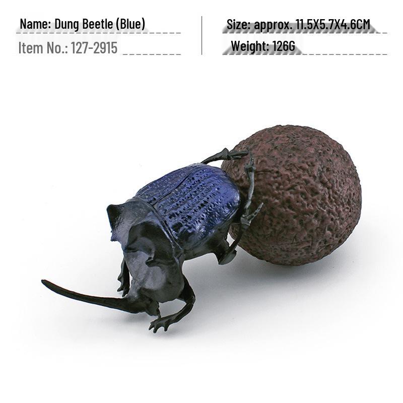 Cross-Border Insect Wildlife Dung Beetle Model: Children's Cognitive Sand Table Decoration