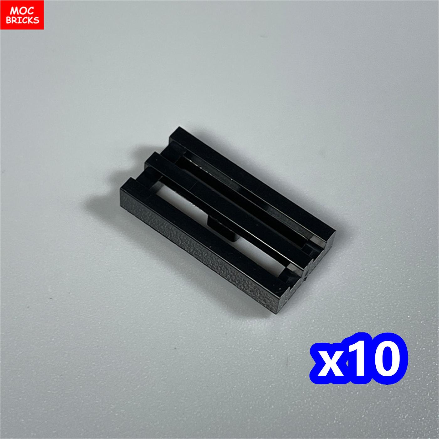 

Non-Toxic 10Pcs/Lot Moc Bricks Tile Modified 1 X 2 Grille With Bottom Groove Lip 15561 2412B 30244 Building Blocks Diy Toys Kids Gifts