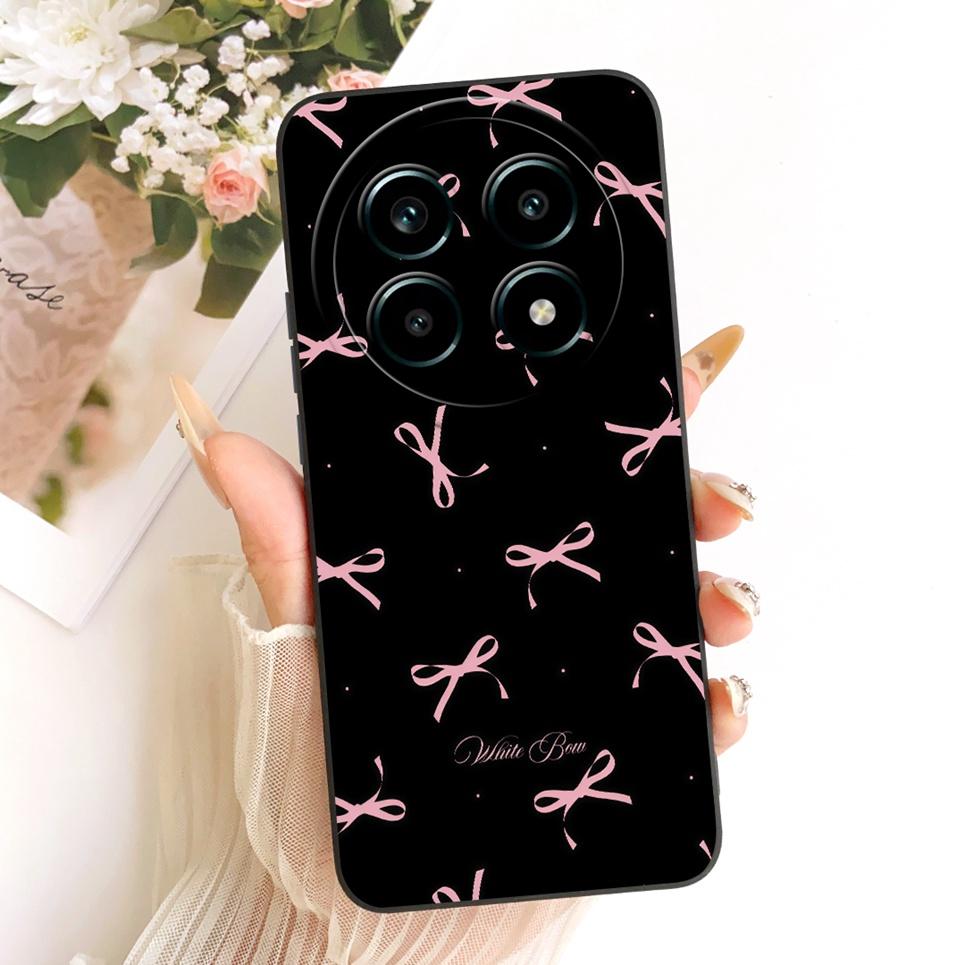 

Daisy Bow Pattern Butterfly Flower Cherry Back Cover For Realme 13 Pro Pro+ Phone Case Soft Silicone Casing On Realme P1 Speed Realme P1 Speed