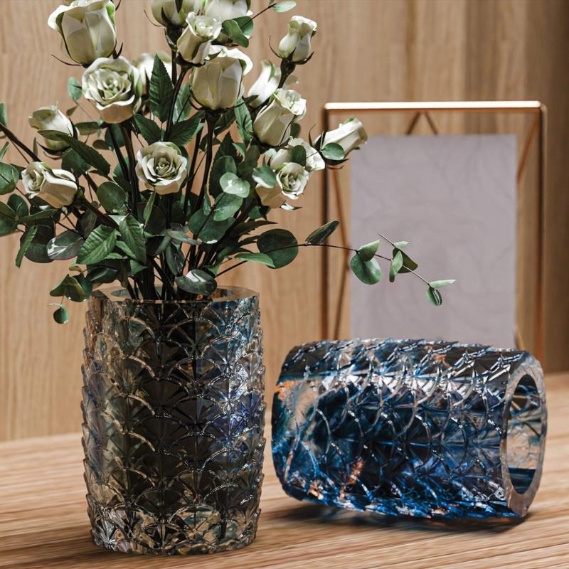 Silicone Mold For Resin Flower Pot 3D Petal Design Jewelry Container Making DIY Home Decoration Garden Planter