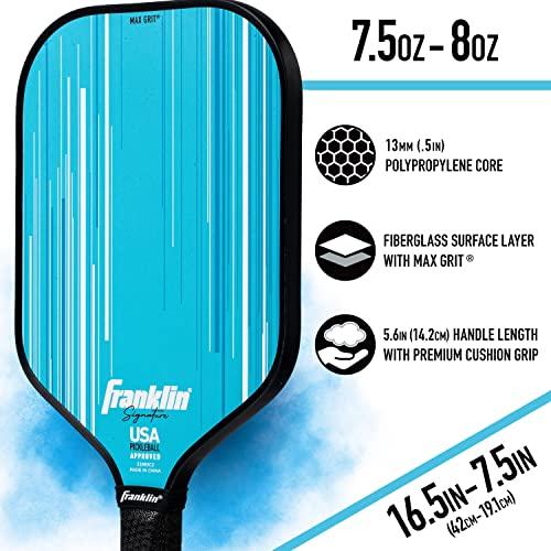 Franklin Sports Signature Series 13MM Pickleball Paddle - Blue