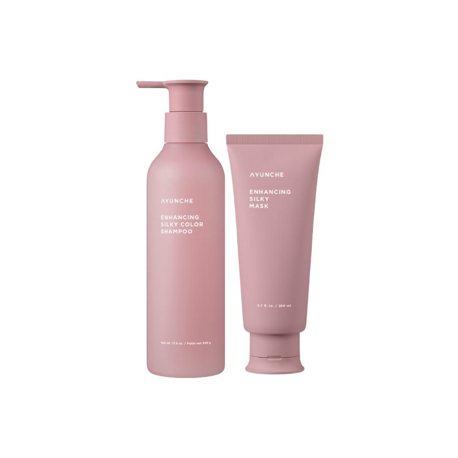 Ayunchae Enhancing Silky Hair Care Set [Shampoo, Mask, Oil]