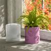 Creative Wall Hanging Succulent Vase Mould Silicone Mold for Handmade Home Decoration Textured Planter Making Mold