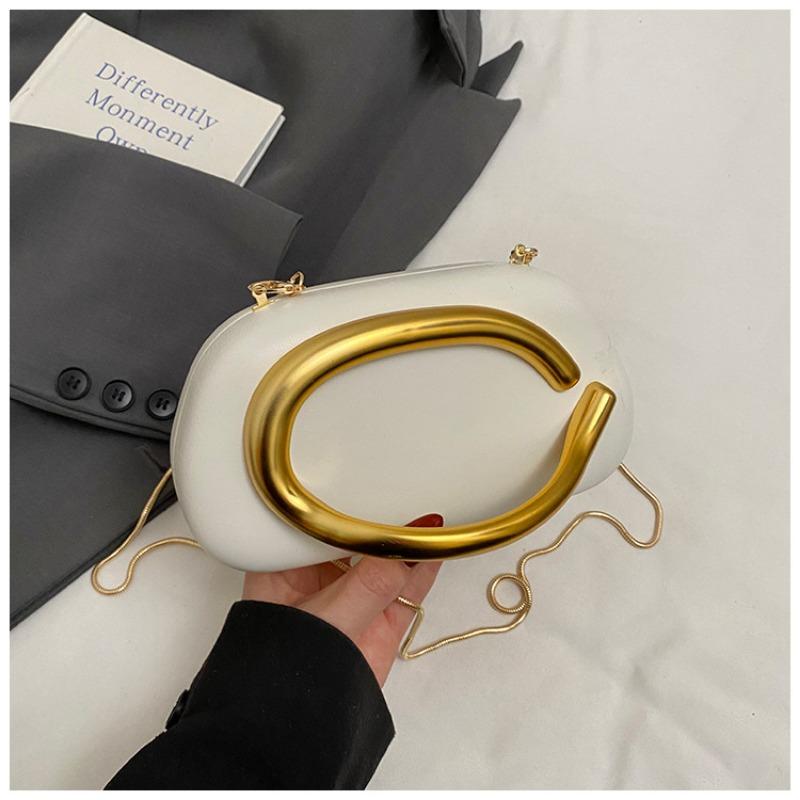 

Fashion Trend Small Square Bag Premium Niche Design Chain Shoulder Crossbody Bag Versatile Temperament Bag белый