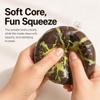 Wax Cracking Squishy, Crunchy Chocolate Squishy Ball, Soft Sensory Squeeze Toy for Stress Relief