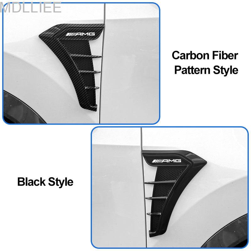 2025 Hot 2PCS Car Emblems Side Flank Fender Modified Stickers For AMG