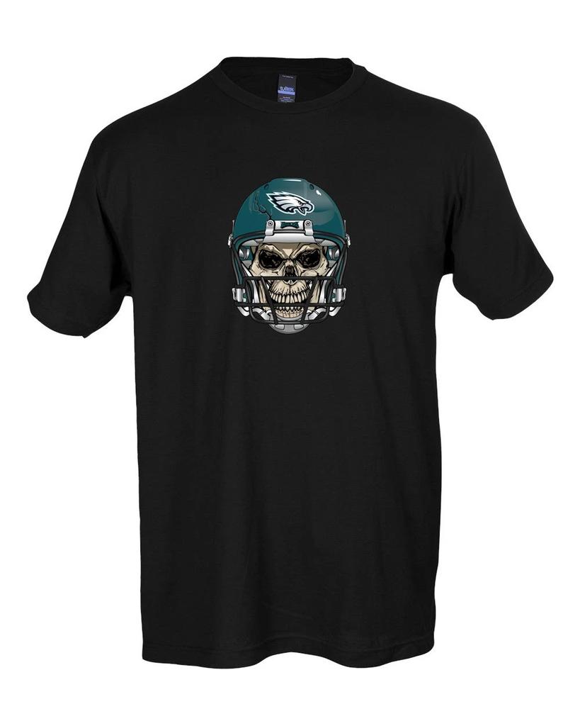 Philadelphia Eagles Skull HelmeT-Shirt 6 Sizes!! S-5XL