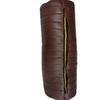 Brown Leather Bolster Cover, Round Shaped Sofa Cushion Cover, Home Decor, Bolster Pillow Roll Cover, Neckroll Cover, Yoga Cushion Cover Birthday Gift