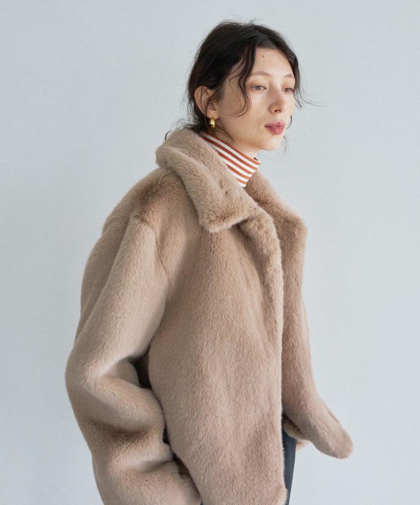 Lartigent Ltg7 Fur Jacket(Beige)