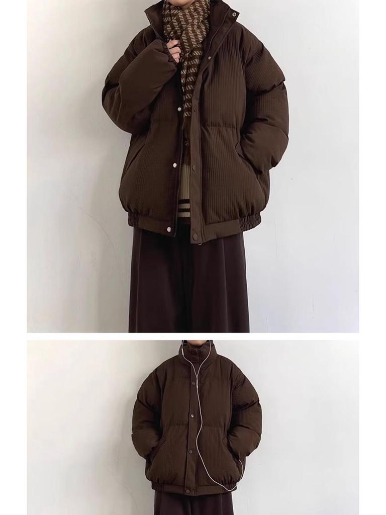 2025 Winter Unisex Retro Japanese Style Thick Warm Cotton Jacket Coat