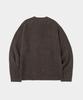 LETTERCOMO Heavy Rush Wool Round Knit Brown