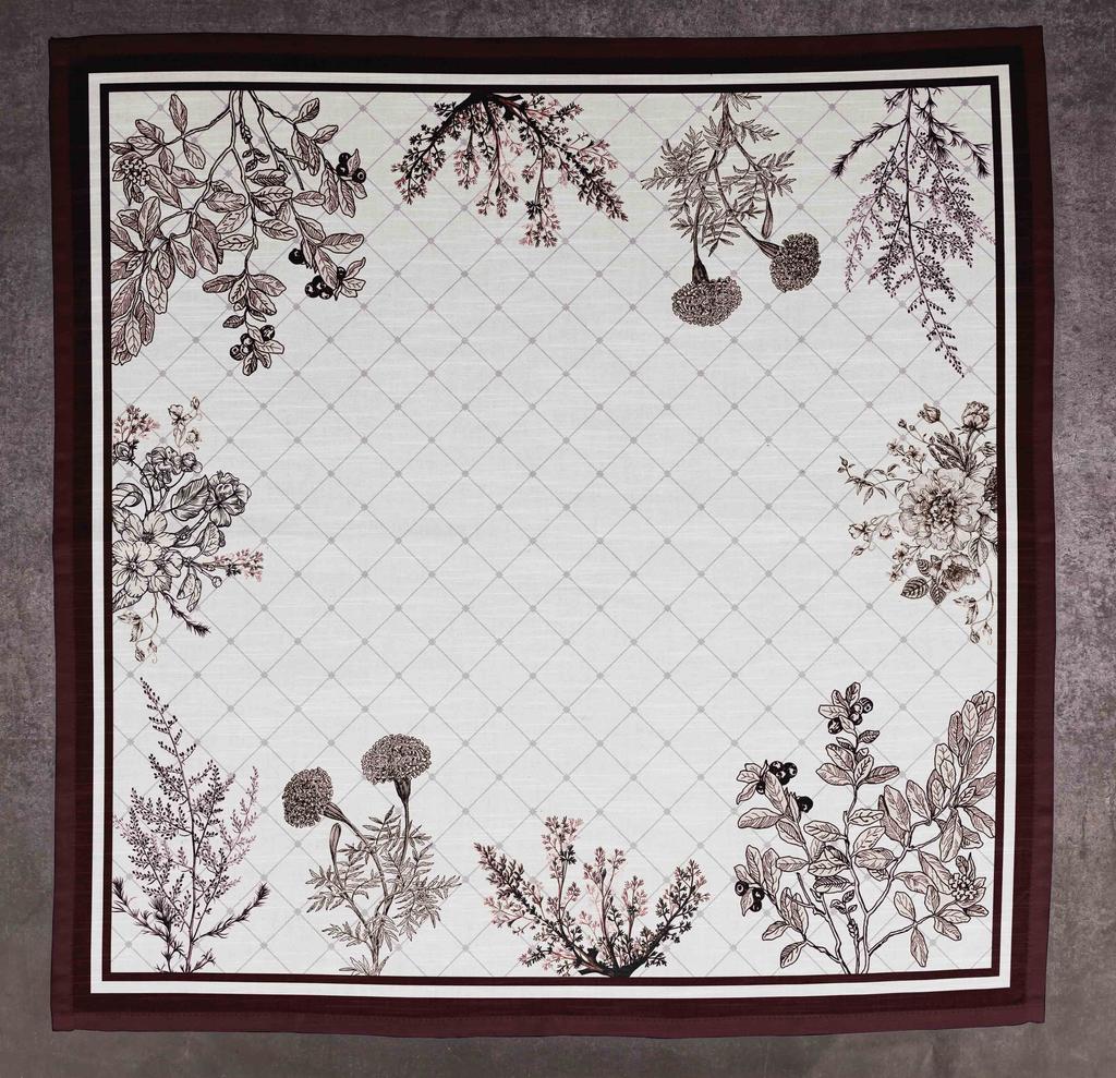 Vargottam Luxury Collection Dinner Table Linen Decor Cotton Napkin Printed Fabric Reusable Napkins Set Of 12, 20   X 20   - Asian