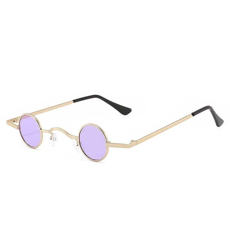 Aesthetic Shades Sunglasses UV400 for Women/Men Metal Frame Eyeglasses Colour Fashion Eyewear