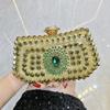 Elegante Bankett-Abendtasche mit Diamant-Intarsien, Clutch für Damen, Schultertasche für Abendkleider mit Kristallverzierung