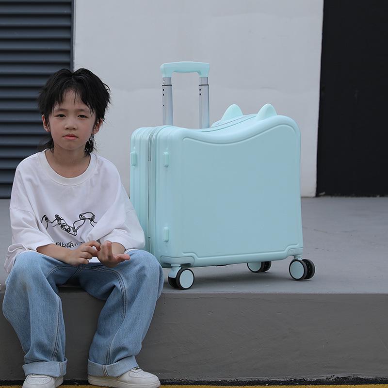 Children s 20  Ride-On Carry-On Trolley with Password Lock 20-inch