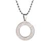 Quran Ayatul Kursi Round Stainless Steel Pendant Arabic God Messenger Necklace for Women Islamic Muslim Allah Amulet Jewelry