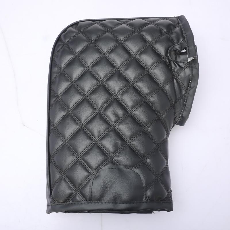 

Зимняя теплая электрическая мотоциклетная накладка на руль, перчатки для скутера, водонепроницаемые и ветрозащитные, толстый хлопок, эластичные для езды чёрный