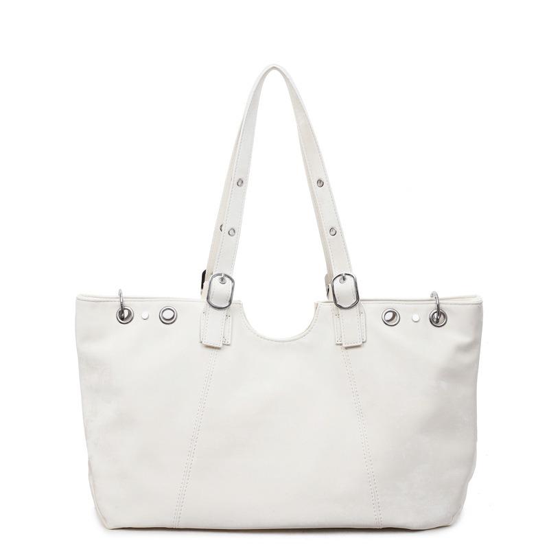 Single-shoulder Bag Women's Niche Commuting Retro Bag Riveted Hot Girl Motorcycle Underarm Bag