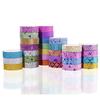 10PCS Glitter Glitter Pattern Washi Tape Adhesive Sticker Hand Diary Stickers Masking Tape Decorative Christmas DIY Crafts