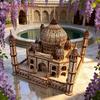 Taj Mahal 3D Wooden Jigsaw Puzzle Miniature an Ideal Festive Present Ideal for Halloween Christmas Plus Birthdays