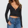Women's Casual Fashion Sleeveless Bow Decorated Hollow Round Neck Slim Fit Vest Top