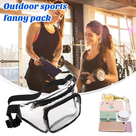 תיק מותן ספורט עמיד למים PVC קל משקל עיצוב נוח נרתיק אחסון לריצה נסיעות כושר בחוץ