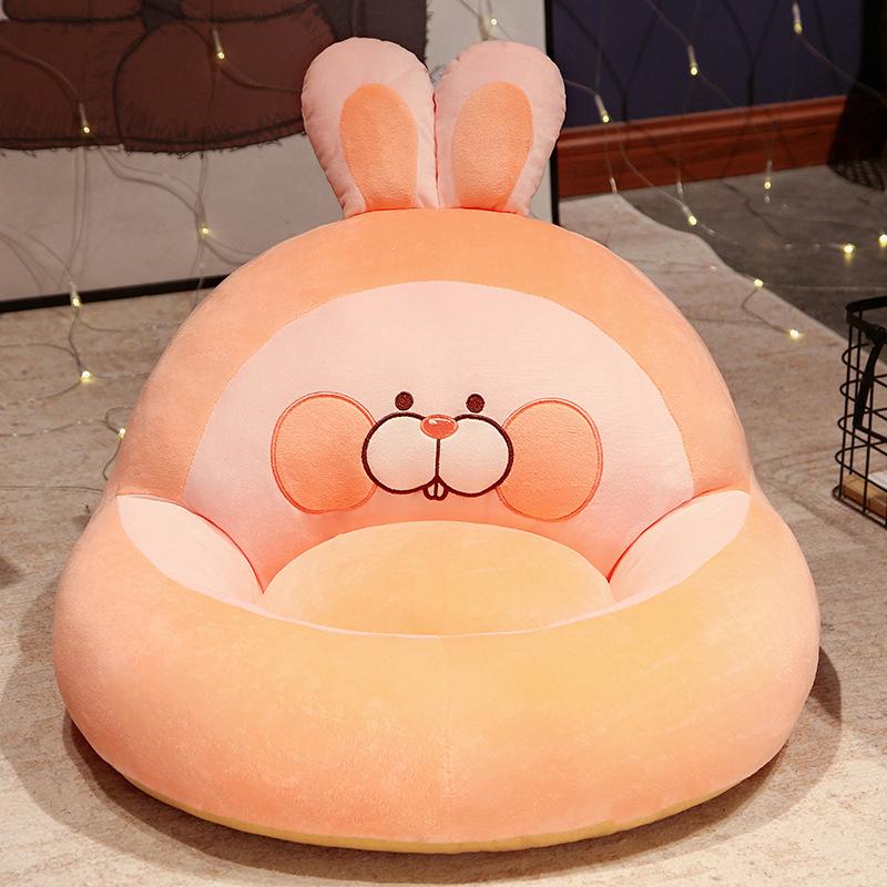 Soft Dog Rabbit Bear Animal Plush Stuffed Toy Cushion Sofa Decor Pillow Cute Baby Kids Girl Birthday Accompaniment Gift