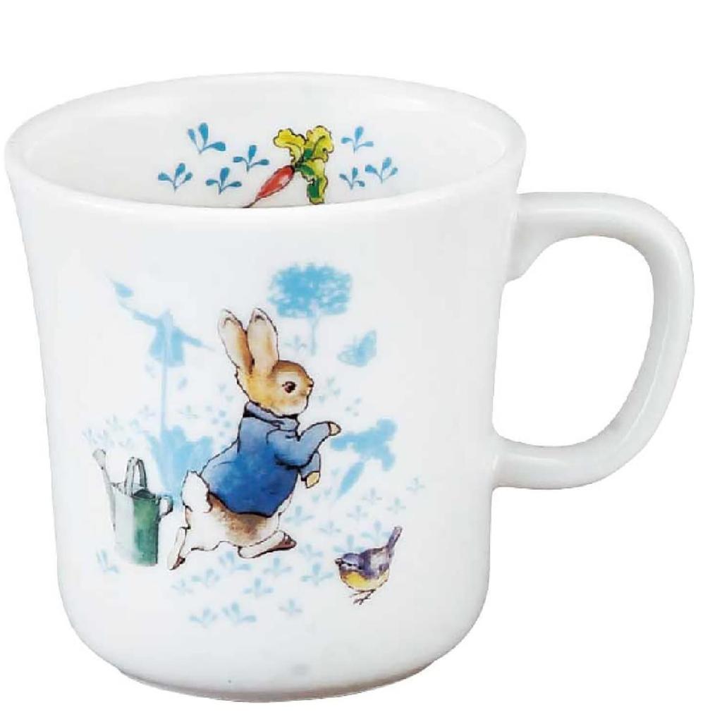 Yamaka Shoten Peter Rabbit Mugs (Pair), Approx. 300ml, Microwave Safe, Made in Japan, PR560-13