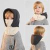 Childrens Plush Winter Hat With Neck Protector For Cold Weather Girls And Boys