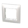 Single universal frame IP20 / IP44, matt silver Simon54
