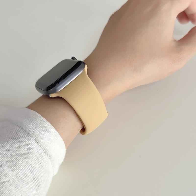 Straps For Watch 10 46 Mm 49mm 44 Mm 45mm 40mm 42mm 41mm 38mm Sport Bracelet iWatch Series 9 8 7 SE Ultra 2 Silicone Band