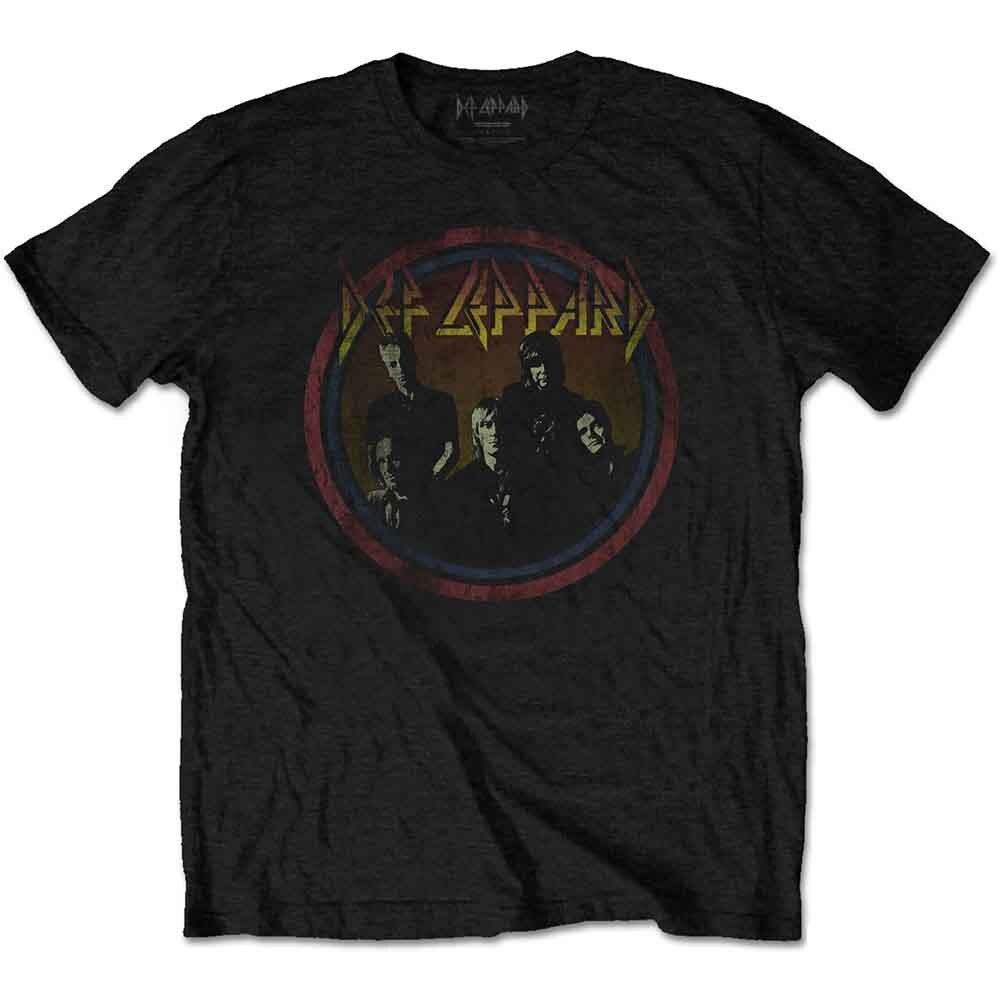 

Def Leppard Vintage Circle T-Shirt Black New Unisex T-Shirt S