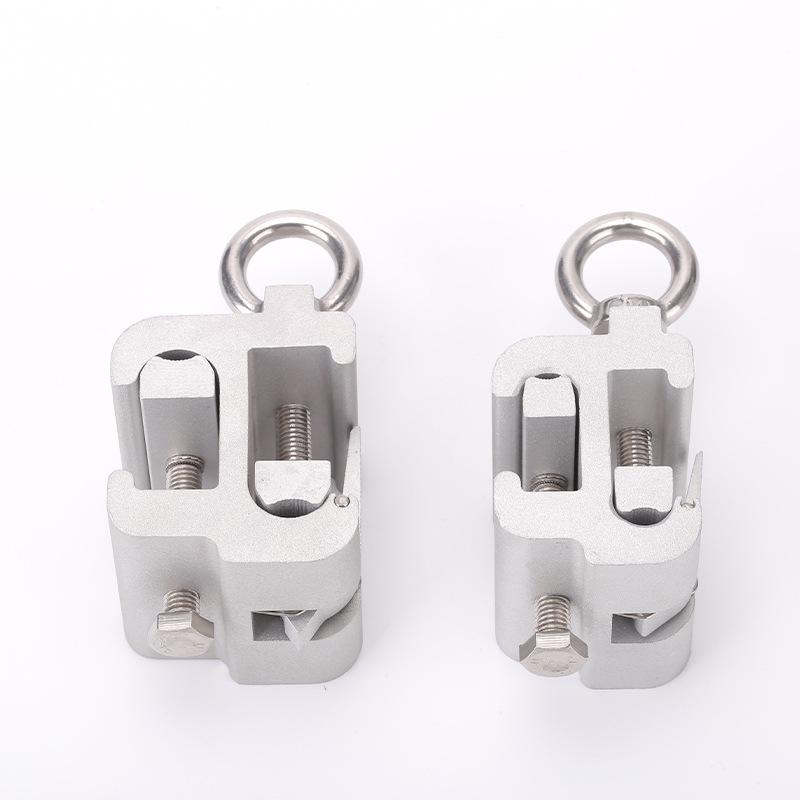 Aluminum Alloy Self-Locking S-Type Tap Diverting Clip for High-Voltage Distribution