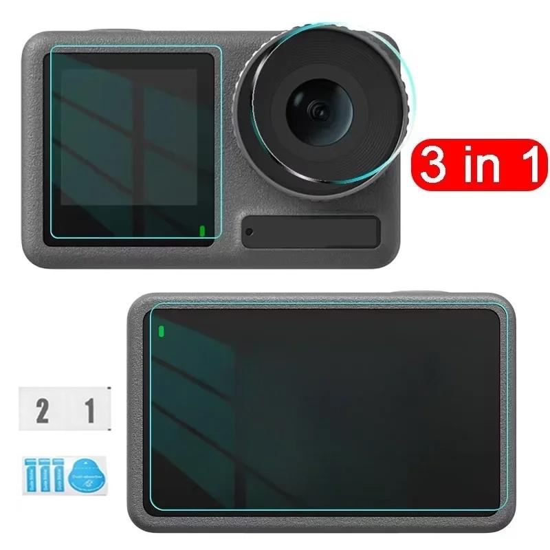 Tempered Glass For DJI Action 5 Pro Action 4 3 Camera Lens Protective Film Front Rear Screen Protector For DJI Osmo Action 3
