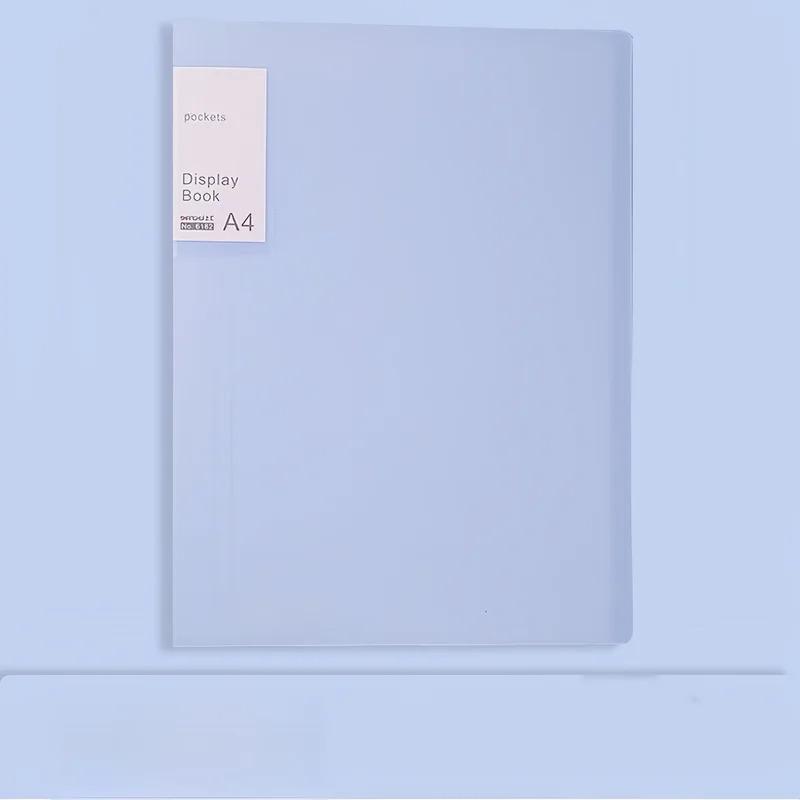 Document Presentation Folder - A4 PP Display Book with 20/40 Transparent Pockets & Sheet Protectors