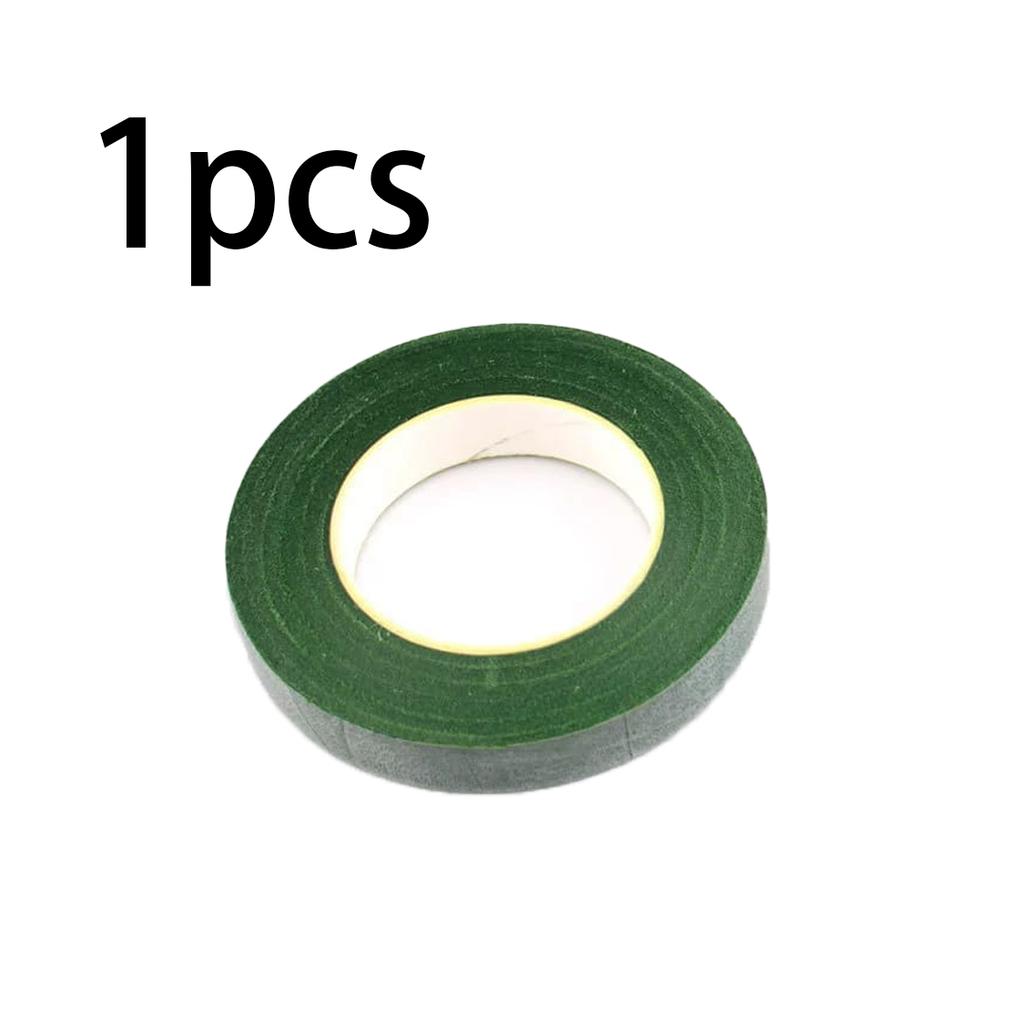 1/2/5PC Christmas Bouquet Floral Stem Wrap Tape Self-adhesive Green Bouquet Wrapping Paper Tape  Party DlY Flower Wrap Supplies