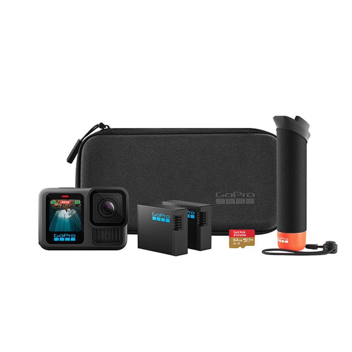 Octopia Cam&eacute;ra de sport - GoPro - HERO 13 Black - &Eacute;tanche jusqu'a 10m - 5.3K - Stabilisation avanc&eacute;e