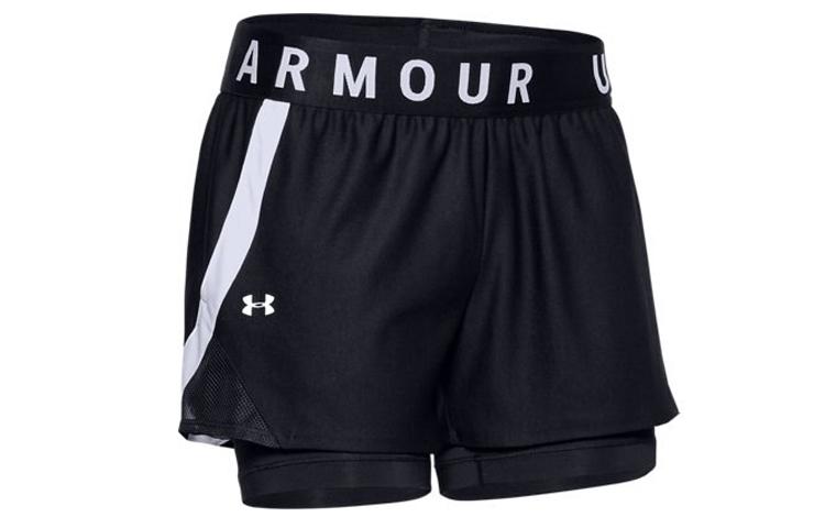 Under Armour Play Up Casual Shorts Women s Black 1351981-001 S