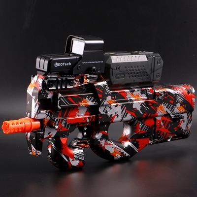 Pistola de gel eléctrica P90, pistola de juguete totalmente automática con bolas de agua, ideal para actividades al aire libre - Juego de tiro al aire libre en equipo