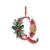 2D Christmas Decoration Pendant Christmas Tree Tag Theme Party Crafts Ornament