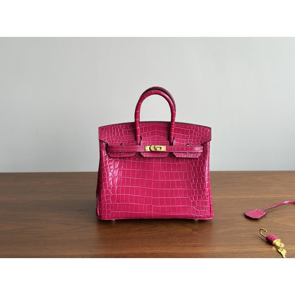 Kazilan 25cm Schrittlänge Platin Krokodillmuster vielseitig klassisch High-End Damenhandtasche