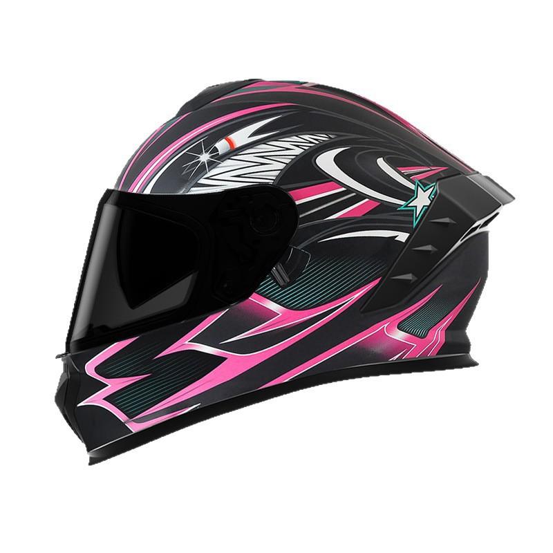 DOT 3C Certified Full Face Motorcycle Helmet Men Women All-Season Riding Safety Gear With Multiple Visor Options