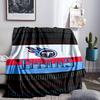 Tennessee Logo Art Blanket Lightweight Flannel Bedding Blanket Perfect for Travel, Camping, Living Rooms, Offices, Sofas, Fan Christmas gift