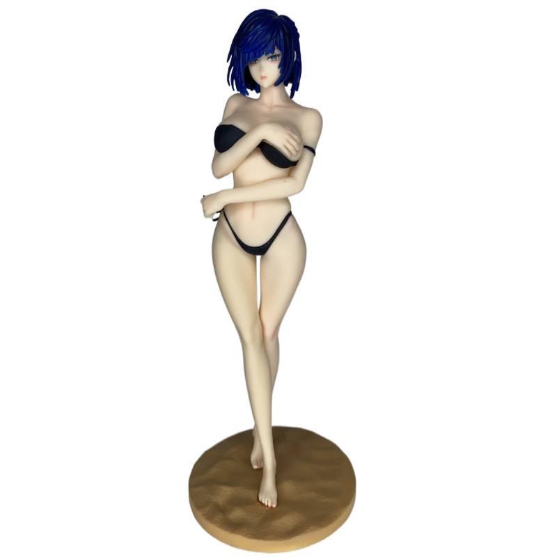 Swimsuit beautiful girl series, Ye Lan figure yelan two-dimensional animation game statue model doll to give gifts