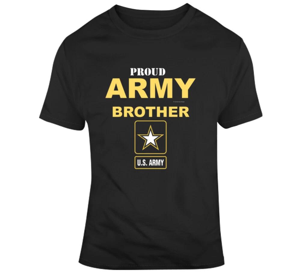 Proud Army Brother U. S. Army Military Family Veteran T Shirt 3XL