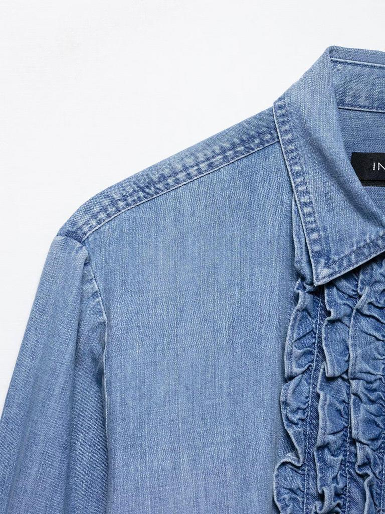 2025 Summer European & American Style Women's Versatile Denim Shirt