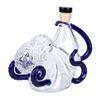 Exquisite Octopus Sculpted Glass Bottle For Liquid Dispensing And Artistic Display Transparent Color