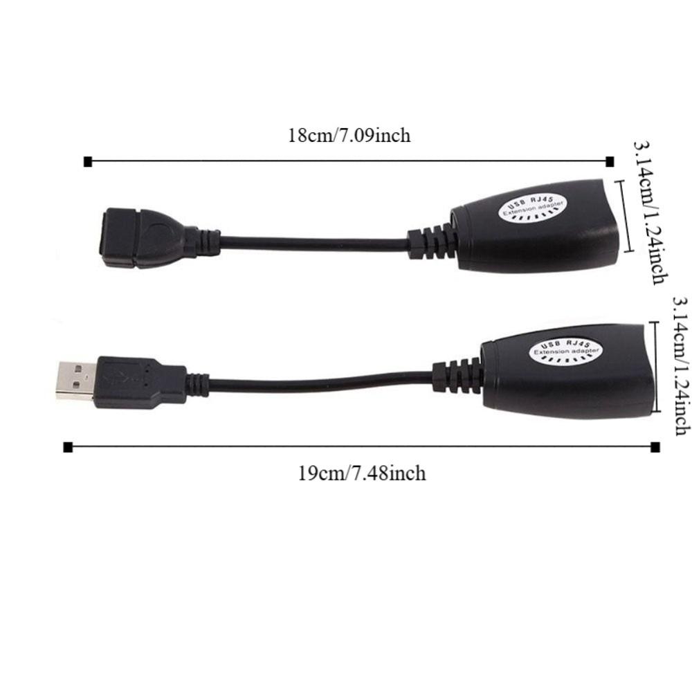 High Speed Ethernet Extension Extender USB 2.0 LAN Extension Adapter Computers