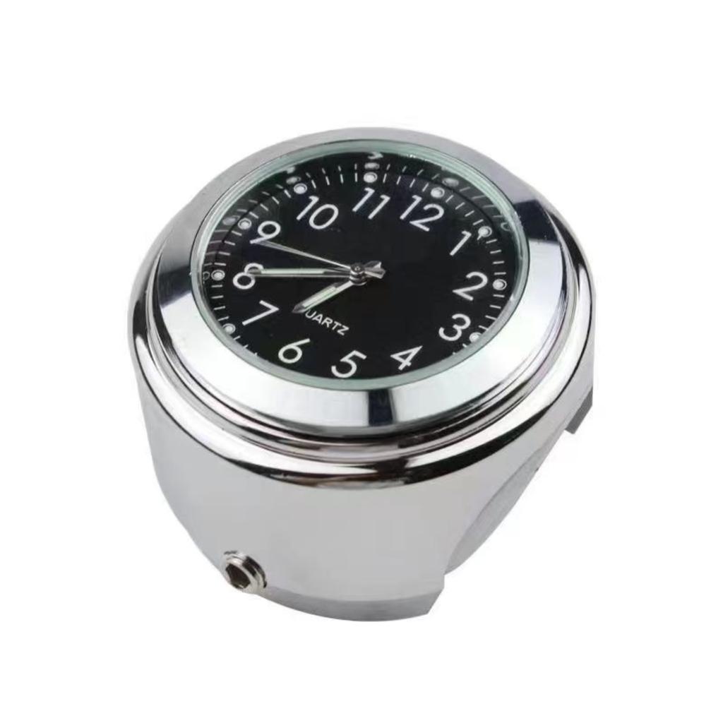 Motorcycle Quartz Clock With Aluminium Handlebar Mount Universal Vehicle Clock With Handlebar Mount Star Compass