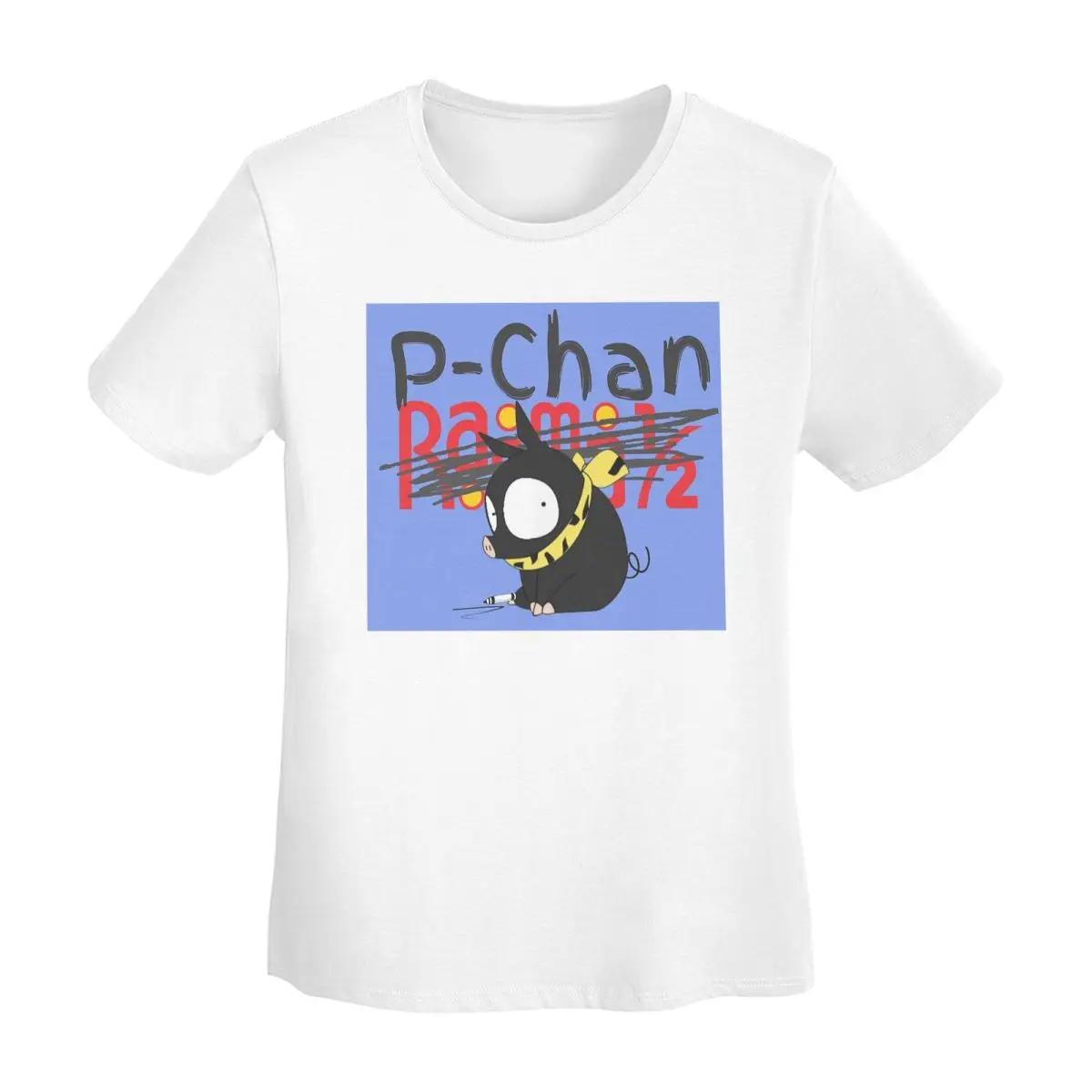 

P Chan Pattern Anime Ranma TShirt Women Short Sleeve T Shirts Crew Neck Clothing Cotton Summer Tees Streetwear S